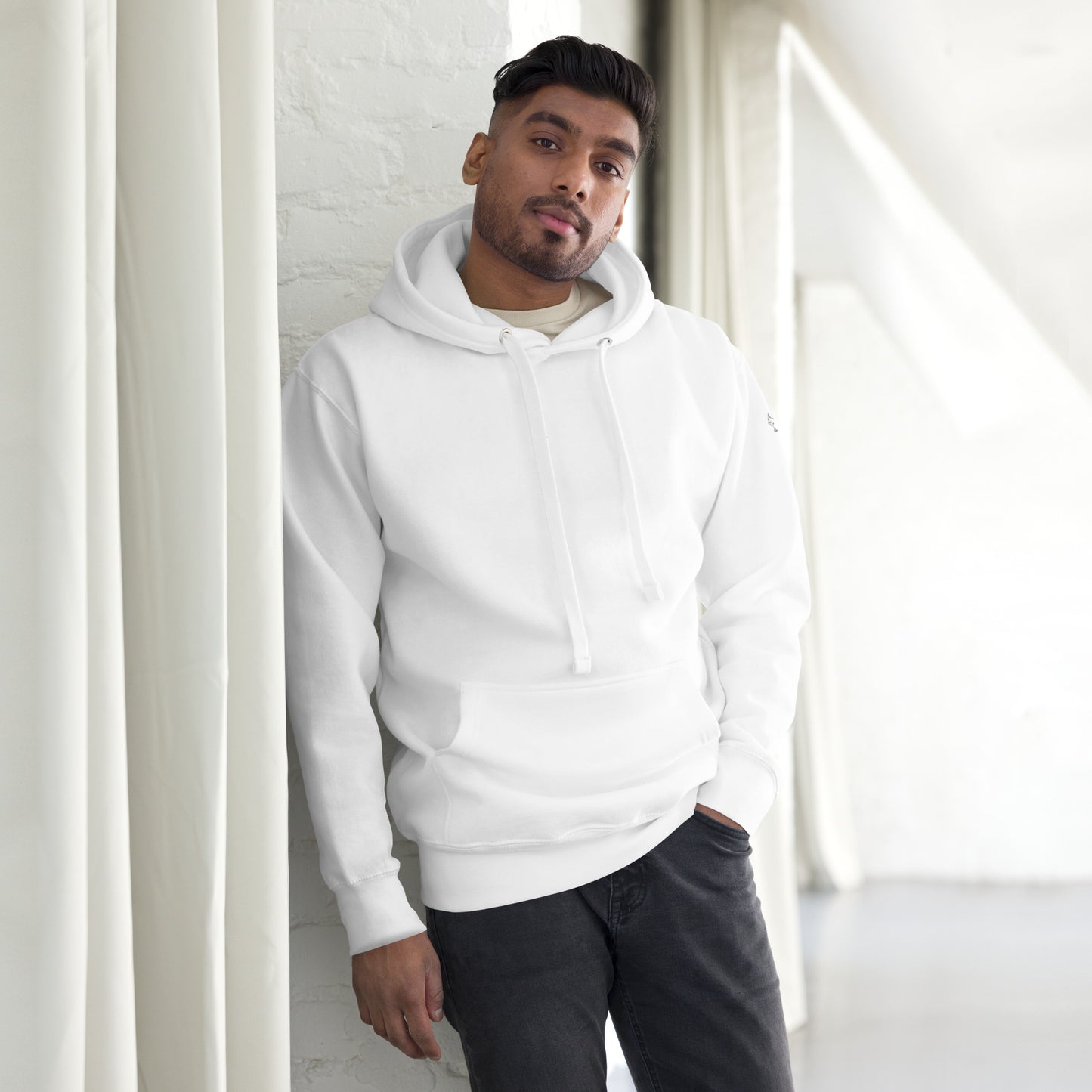 Power Hoodie - "You've Got To Be HUNGRY" White - Unisex - Back Design